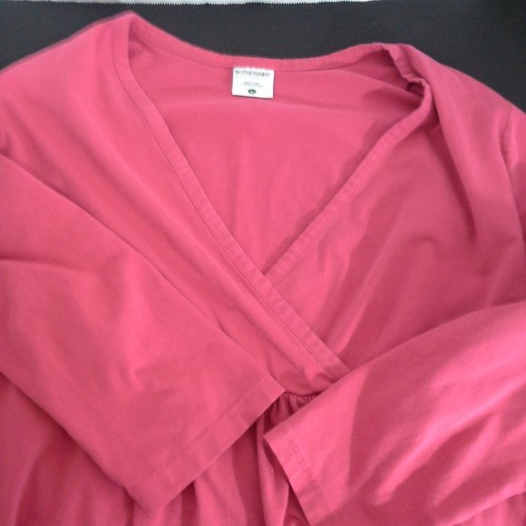 HP Motherhood womens top t-shirt L Maternity Pink - Picture 6 of 7